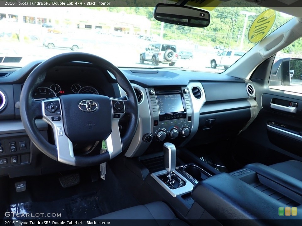 Black Interior Dashboard for the 2016 Toyota Tundra SR5 Double Cab 4x4 #142685023