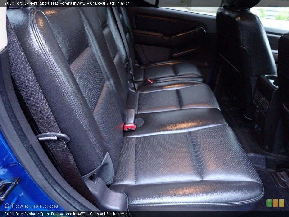 Charcoal Black Interior Rear Seat for the 2010 Ford Explorer Sport Trac Adrenalin AWD #142685947