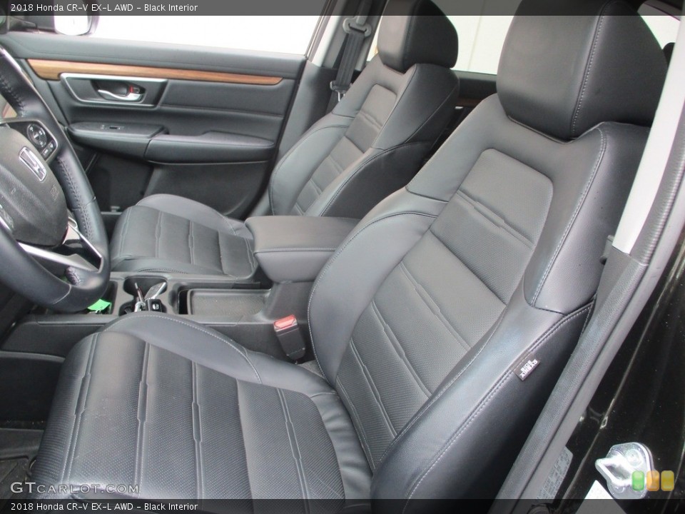 Black Interior Front Seat for the 2018 Honda CR-V EX-L AWD #142686836