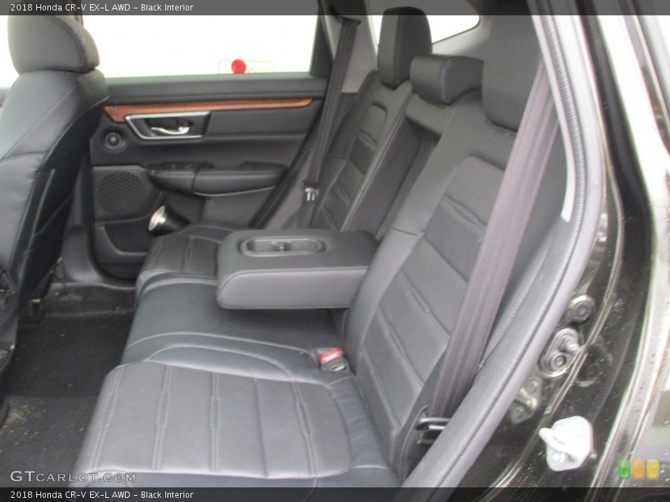 Black Interior Rear Seat for the 2018 Honda CR-V EX-L AWD #142686868