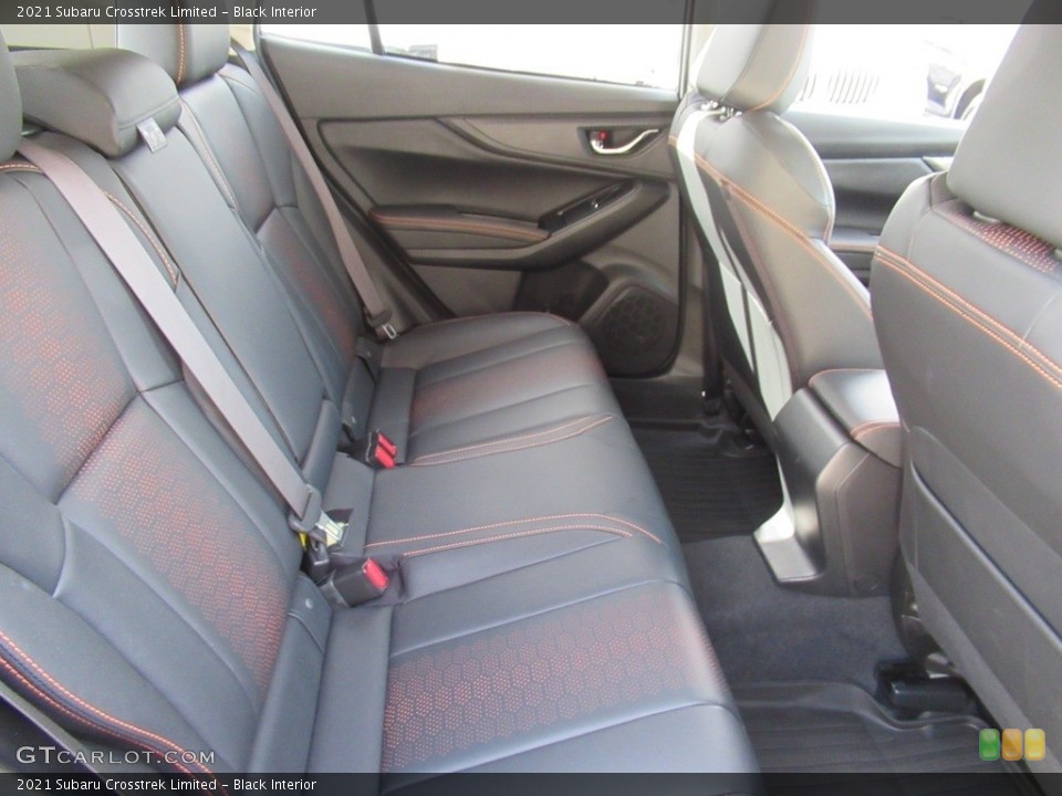 Black Interior Rear Seat for the 2021 Subaru Crosstrek Limited #142686886