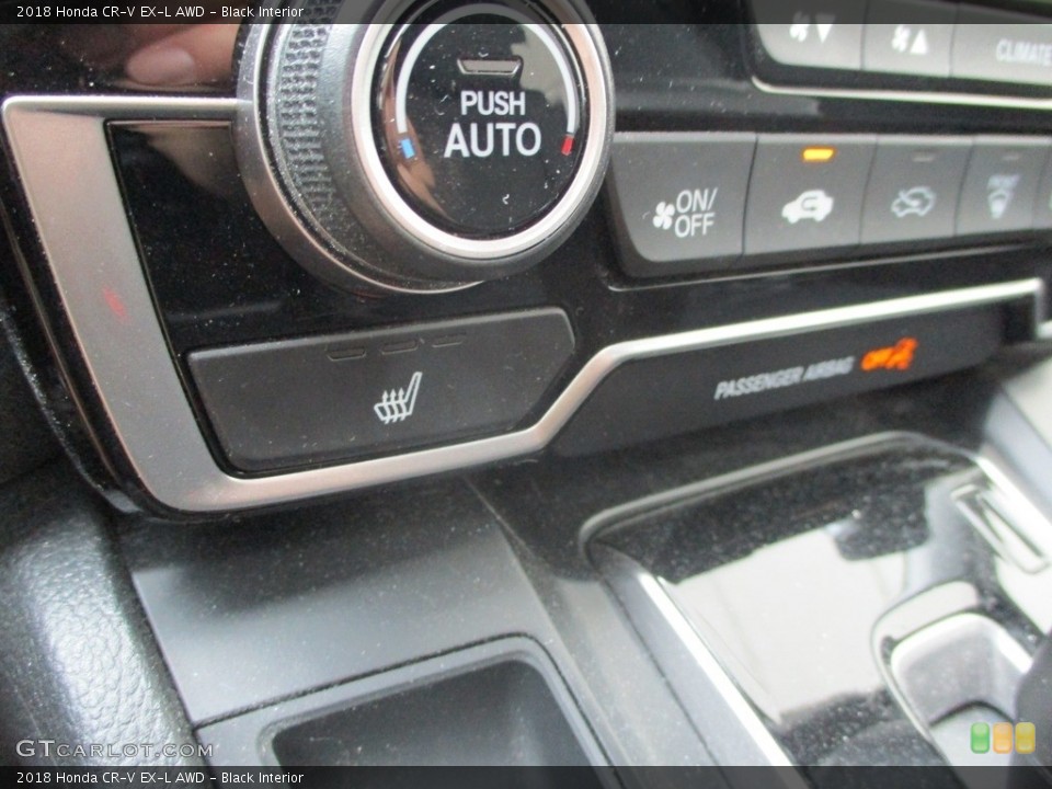 Black Interior Controls for the 2018 Honda CR-V EX-L AWD #142686946