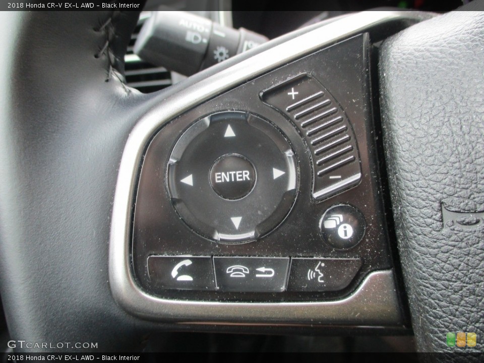 Black Interior Controls for the 2018 Honda CR-V EX-L AWD #142686964