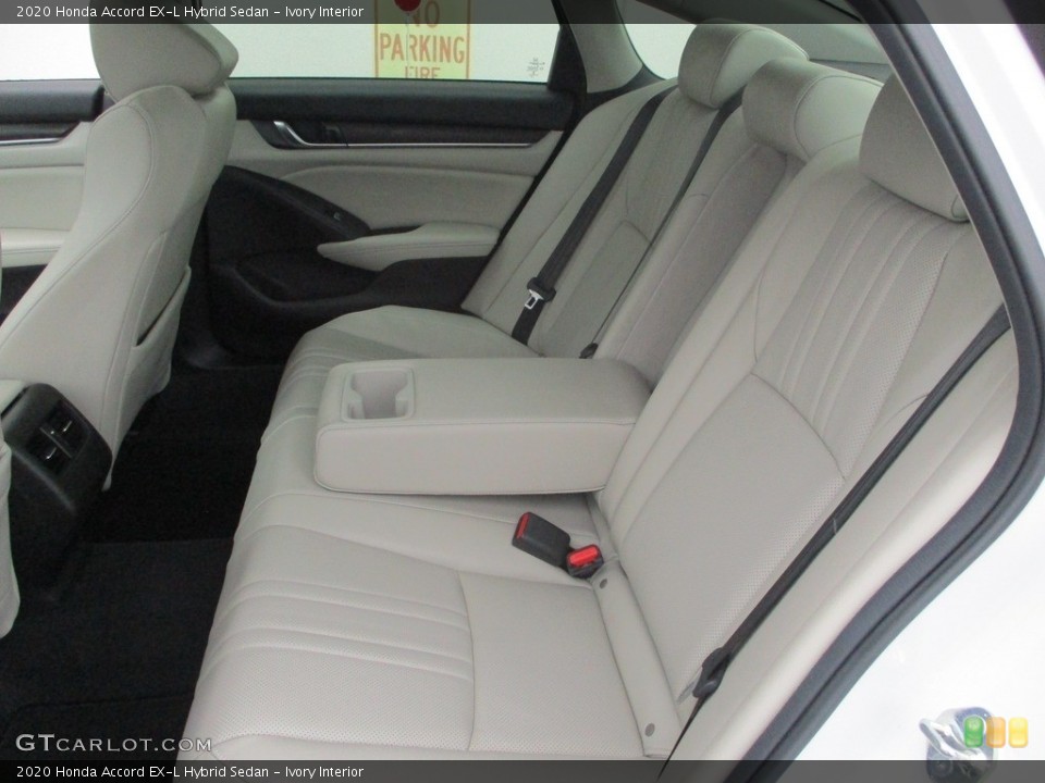 Ivory Interior Rear Seat for the 2020 Honda Accord EX-L Hybrid Sedan #142688887
