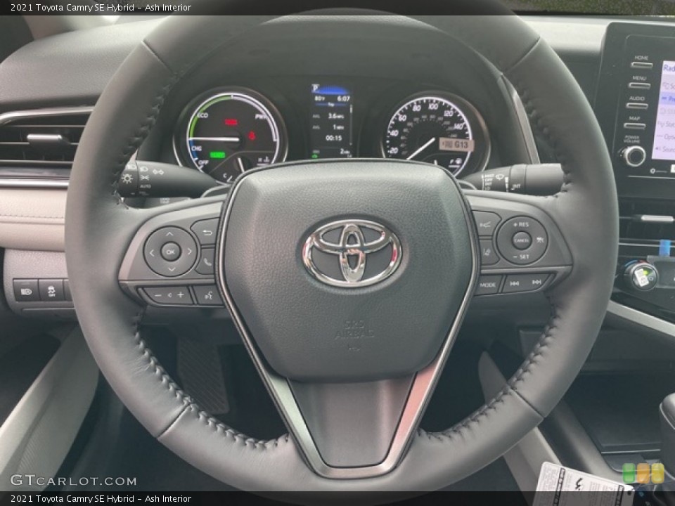 Ash Interior Steering Wheel for the 2021 Toyota Camry SE Hybrid #142690031