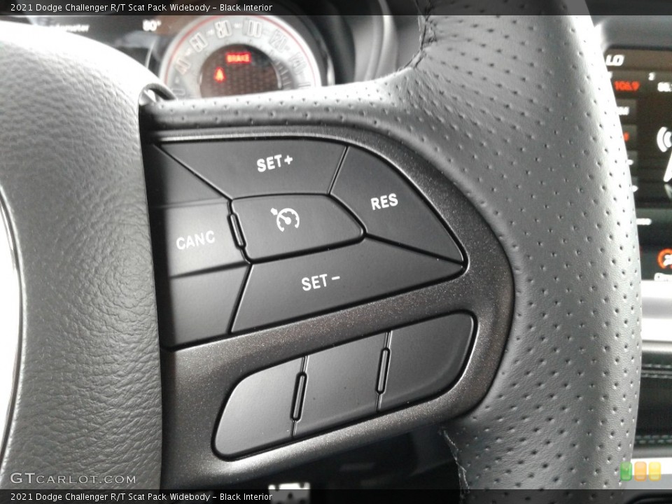 Black Interior Steering Wheel for the 2021 Dodge Challenger R/T Scat Pack Widebody #142690325