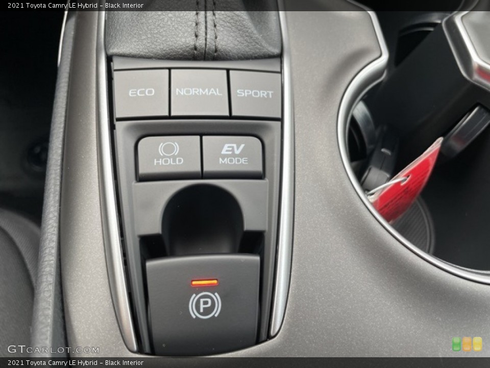 Black Interior Controls for the 2021 Toyota Camry LE Hybrid #142690751