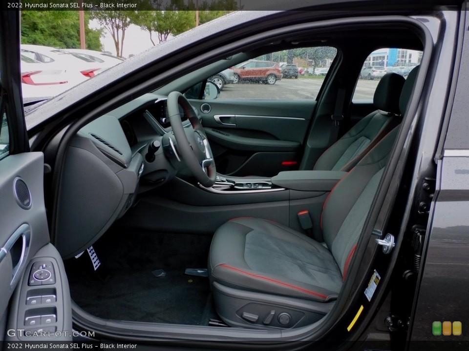 Black Interior Front Seat for the 2022 Hyundai Sonata SEL Plus #142691010