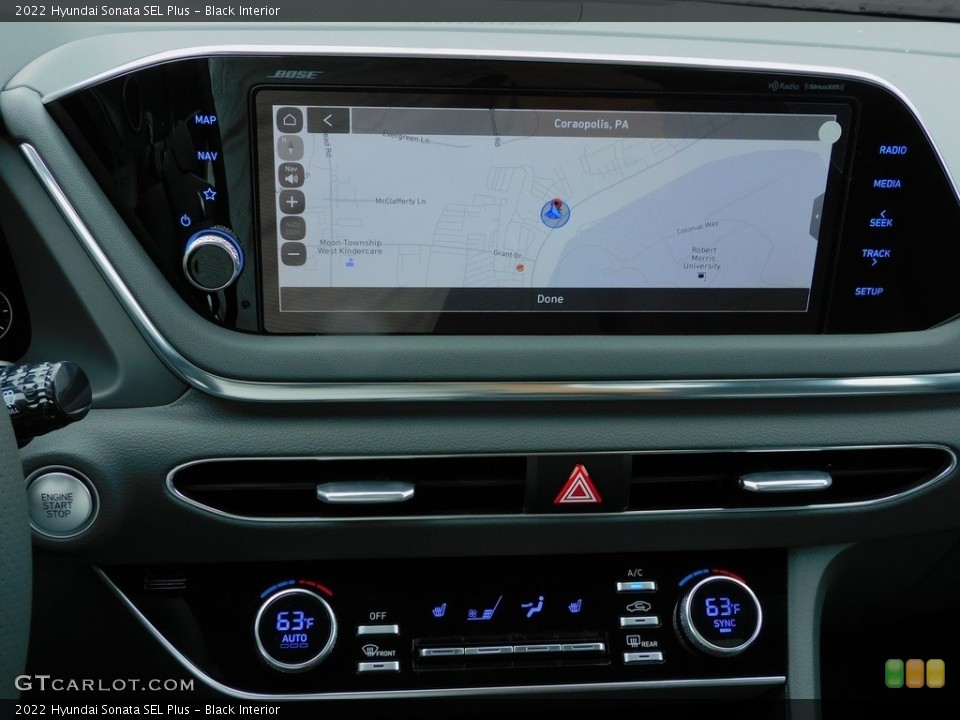 Black Interior Controls for the 2022 Hyundai Sonata SEL Plus #142691162