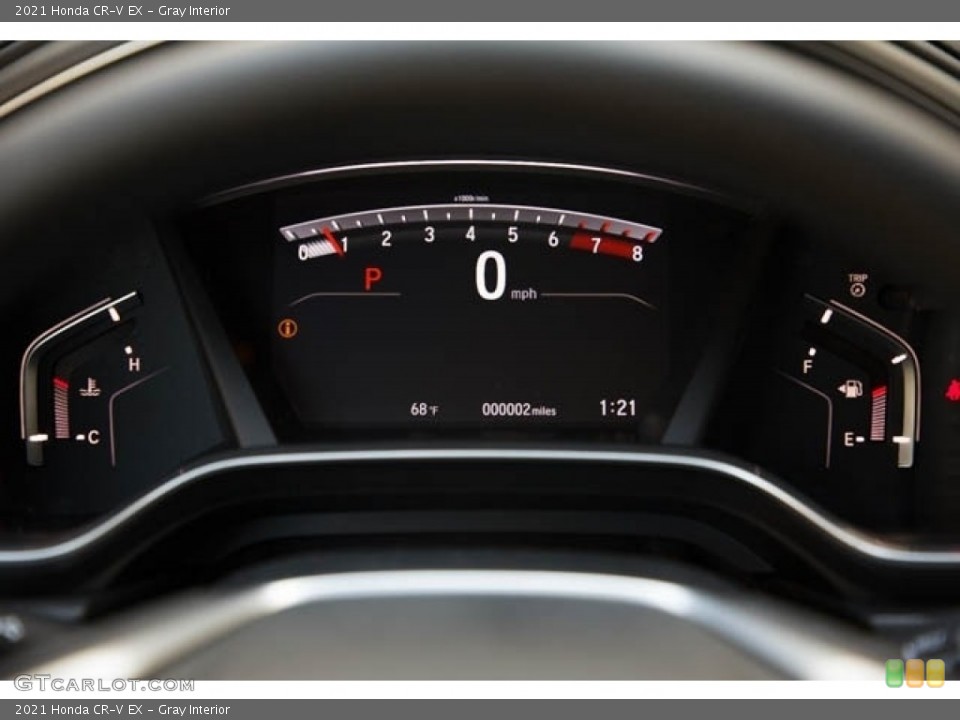 Gray Interior Gauges for the 2021 Honda CR-V EX #142695449