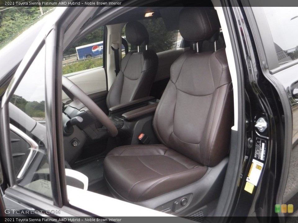 Noble Brown 2021 Toyota Sienna Interiors