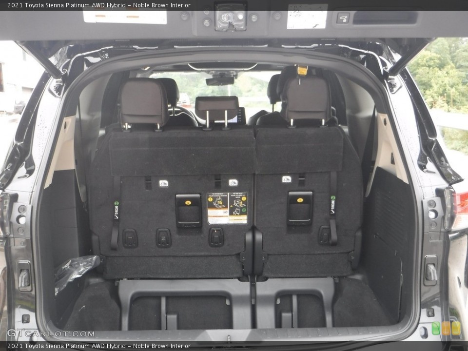 Noble Brown Interior Trunk for the 2021 Toyota Sienna Platinum AWD Hybrid #142695770