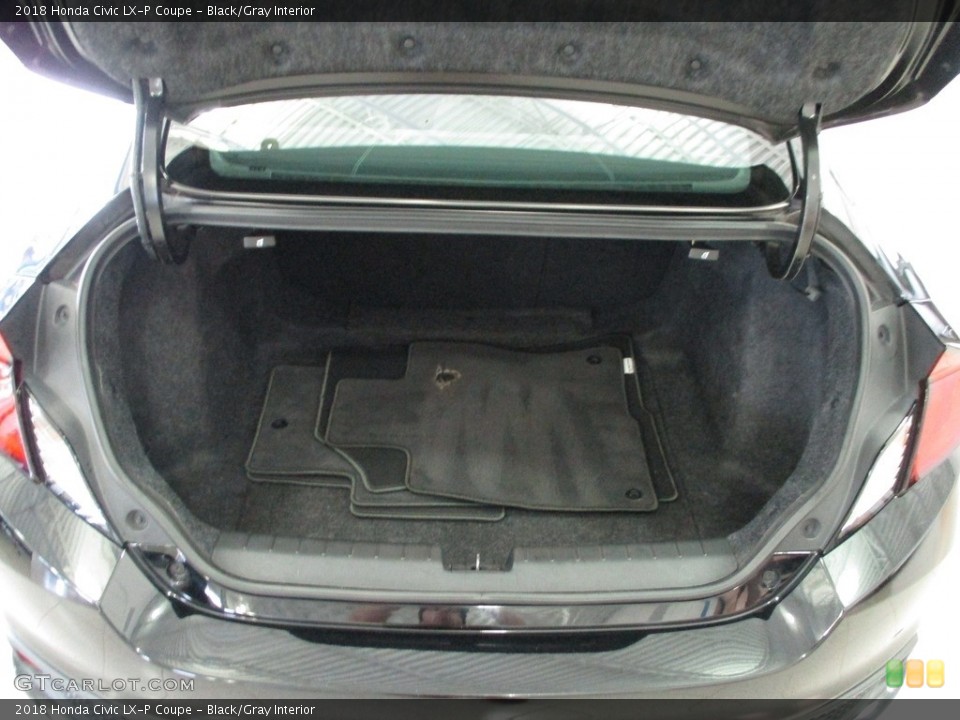 Black/Gray Interior Trunk for the 2018 Honda Civic LX-P Coupe #142696523