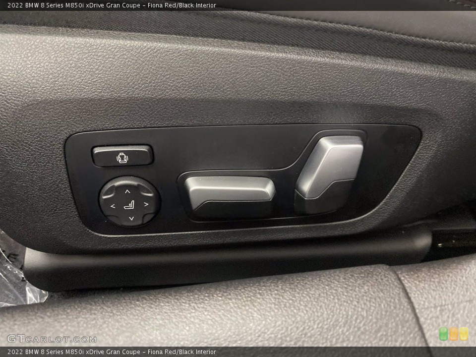 Fiona Red/Black Interior Controls for the 2022 BMW 8 Series M850i xDrive Gran Coupe #142699261