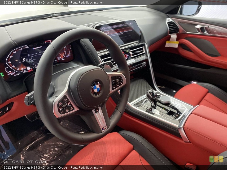 Fiona Red/Black Interior Photo for the 2022 BMW 8 Series M850i xDrive Gran Coupe #142699288
