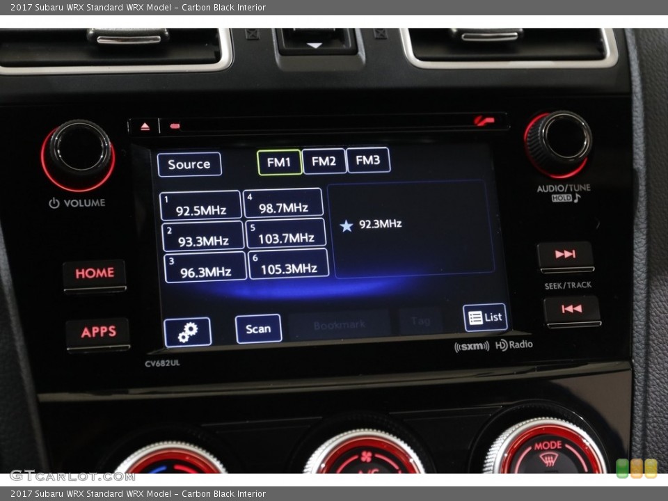 Carbon Black Interior Audio System for the 2017 Subaru WRX  #142699702