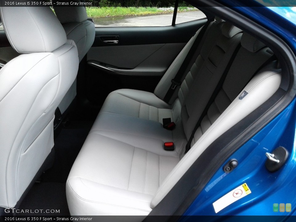 Stratus Gray Interior Rear Seat for the 2016 Lexus IS 350 F Sport #142700198