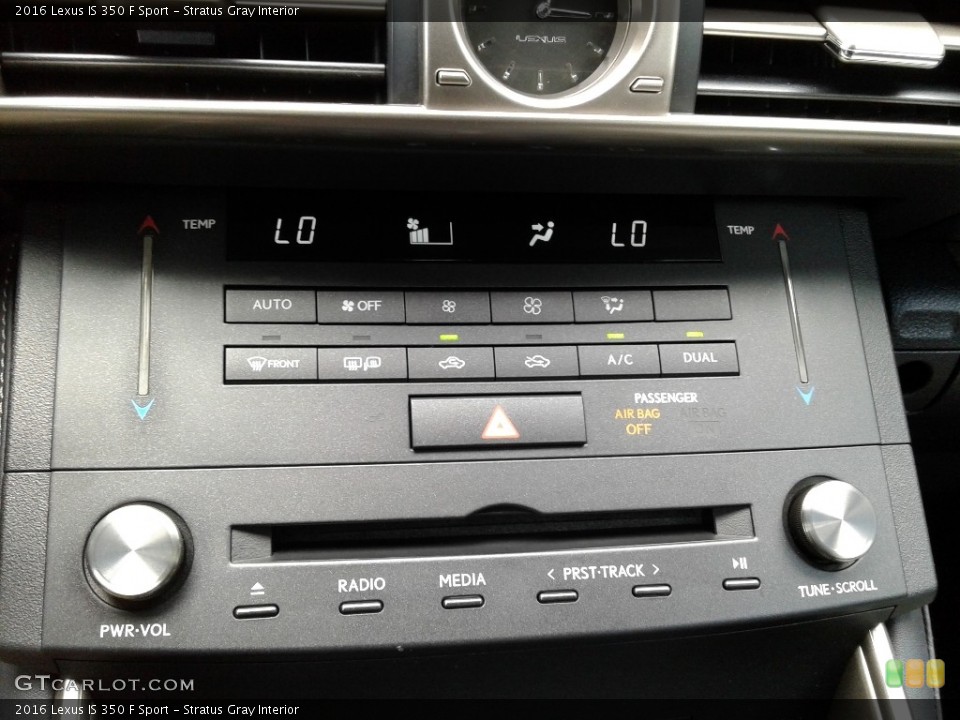 Stratus Gray Interior Controls for the 2016 Lexus IS 350 F Sport #142700429