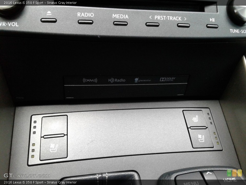 Stratus Gray Interior Controls for the 2016 Lexus IS 350 F Sport #142700456