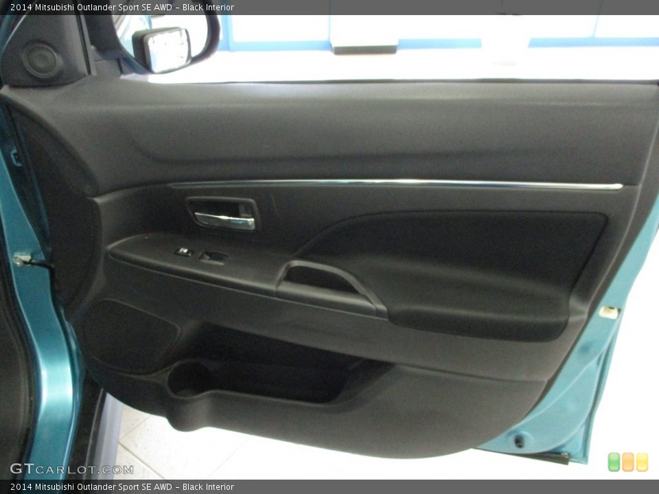 Black Interior Door Panel for the 2014 Mitsubishi Outlander Sport SE AWD #142701446