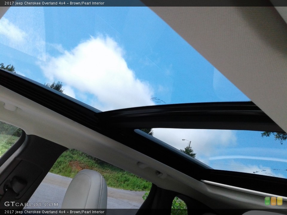 Brown/Pearl Interior Sunroof for the 2017 Jeep Cherokee Overland 4x4 #142701467