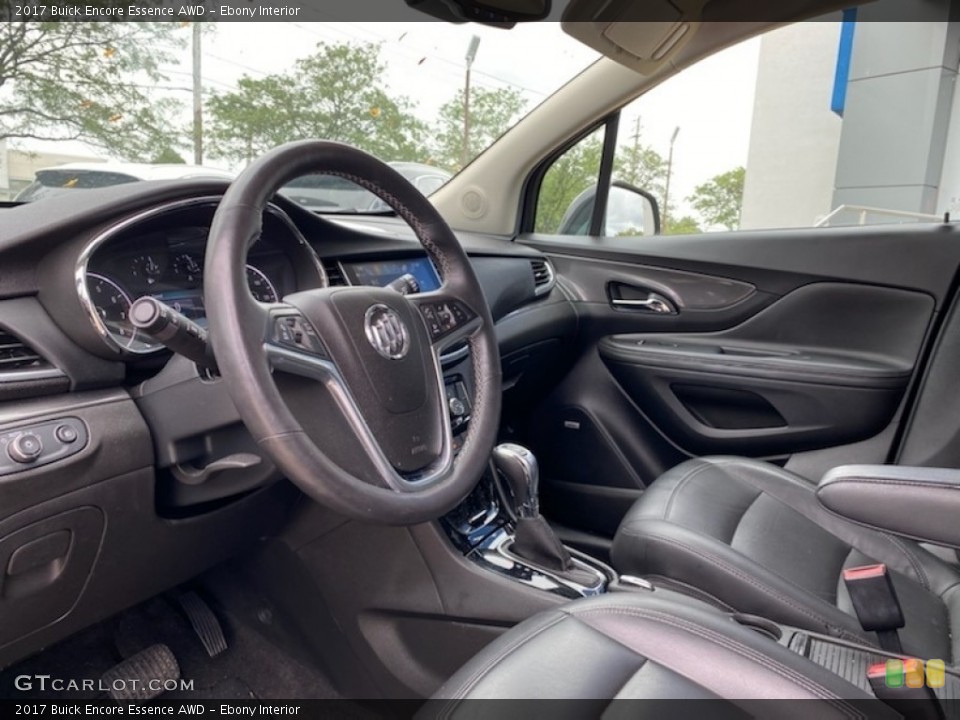 Ebony Interior Photo for the 2017 Buick Encore Essence AWD #142703630