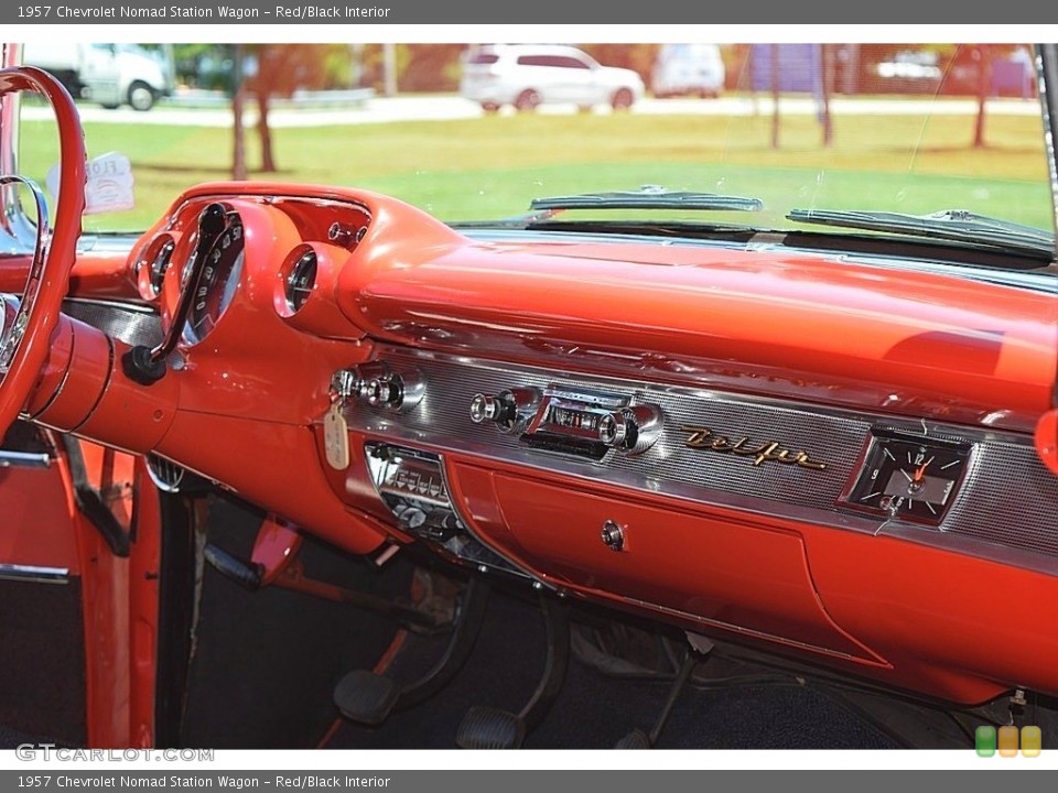 Red/Black Interior Dashboard for the 1957 Chevrolet Nomad Station Wagon #142707158