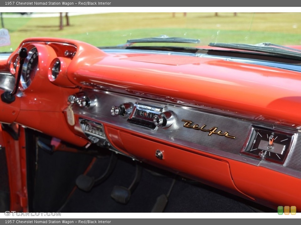 Red/Black Interior Controls for the 1957 Chevrolet Nomad Station Wagon #142707200
