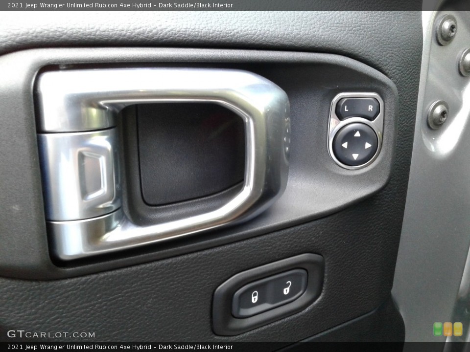 Dark Saddle/Black Interior Controls for the 2021 Jeep Wrangler Unlimited Rubicon 4xe Hybrid #142708964