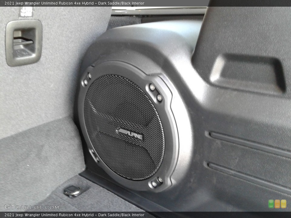 Dark Saddle/Black Interior Audio System for the 2021 Jeep Wrangler Unlimited Rubicon 4xe Hybrid #142709102