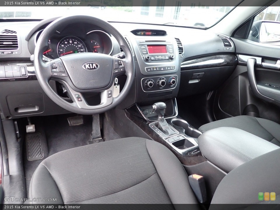 Black Interior Photo for the 2015 Kia Sorento LX V6 AWD #142709684