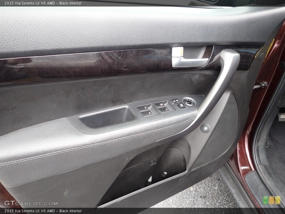 Black Interior Door Panel for the 2015 Kia Sorento LX V6 AWD #142709735
