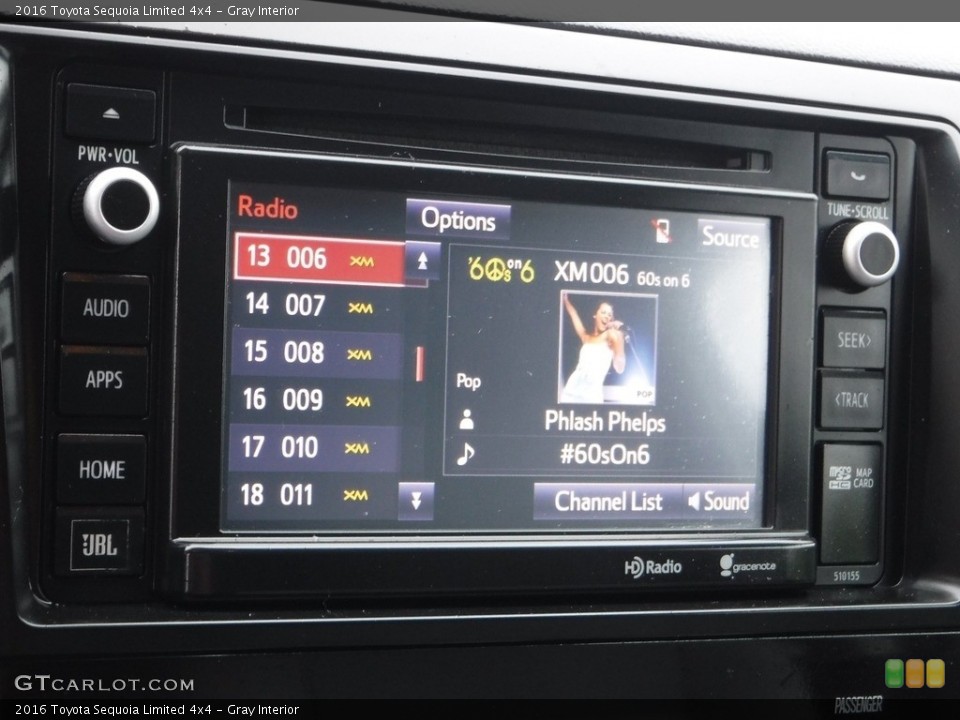 Gray Interior Audio System for the 2016 Toyota Sequoia Limited 4x4 #142709744