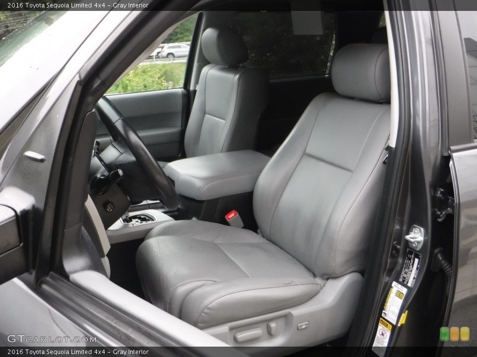 Gray Interior Front Seat for the 2016 Toyota Sequoia Limited 4x4 #142710188