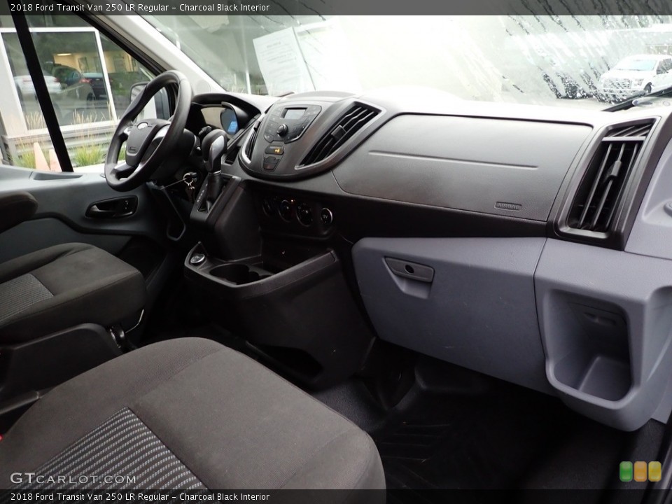Charcoal Black Interior Dashboard for the 2018 Ford Transit Van 250 LR Regular #142711448