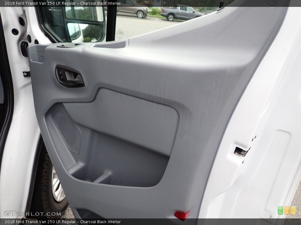 Charcoal Black Interior Door Panel for the 2018 Ford Transit Van 250 LR Regular #142711514