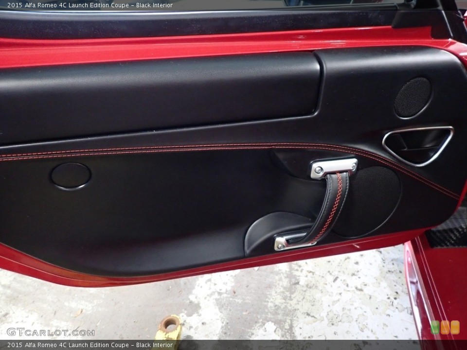 Black Interior Door Panel for the 2015 Alfa Romeo 4C Launch Edition Coupe #142714124