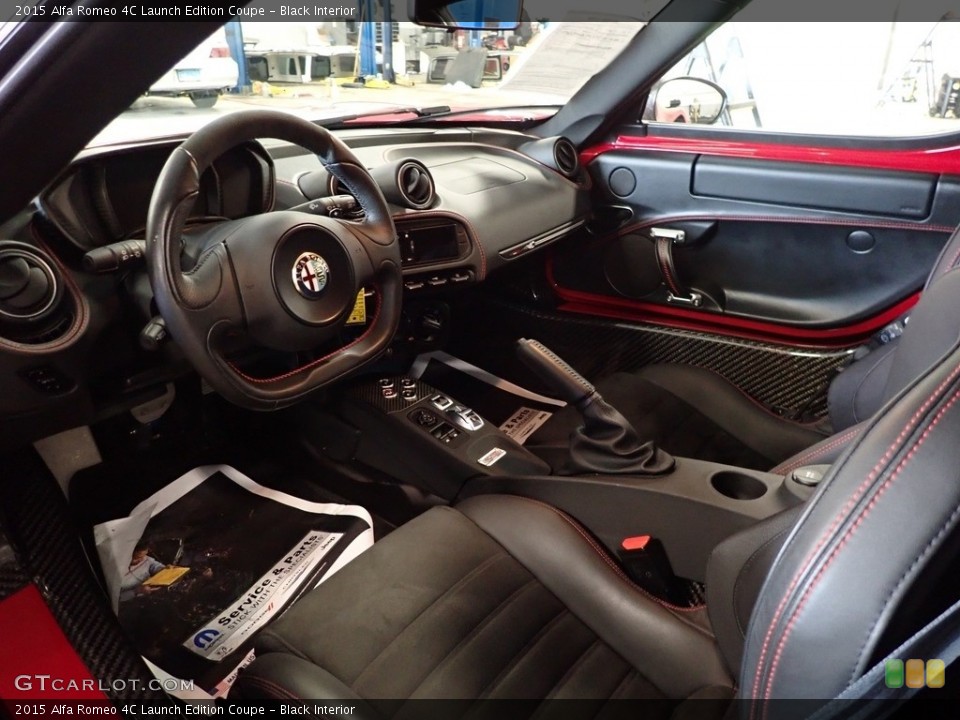 Black Interior Photo for the 2015 Alfa Romeo 4C Launch Edition Coupe #142714142