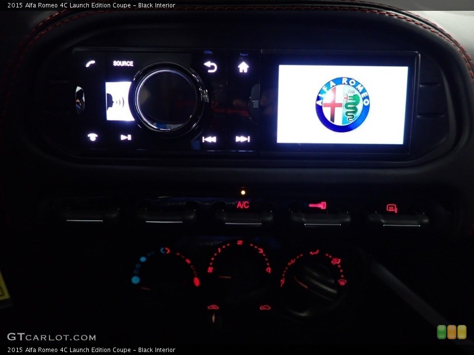 Black Interior Gauges for the 2015 Alfa Romeo 4C Launch Edition Coupe #142714202