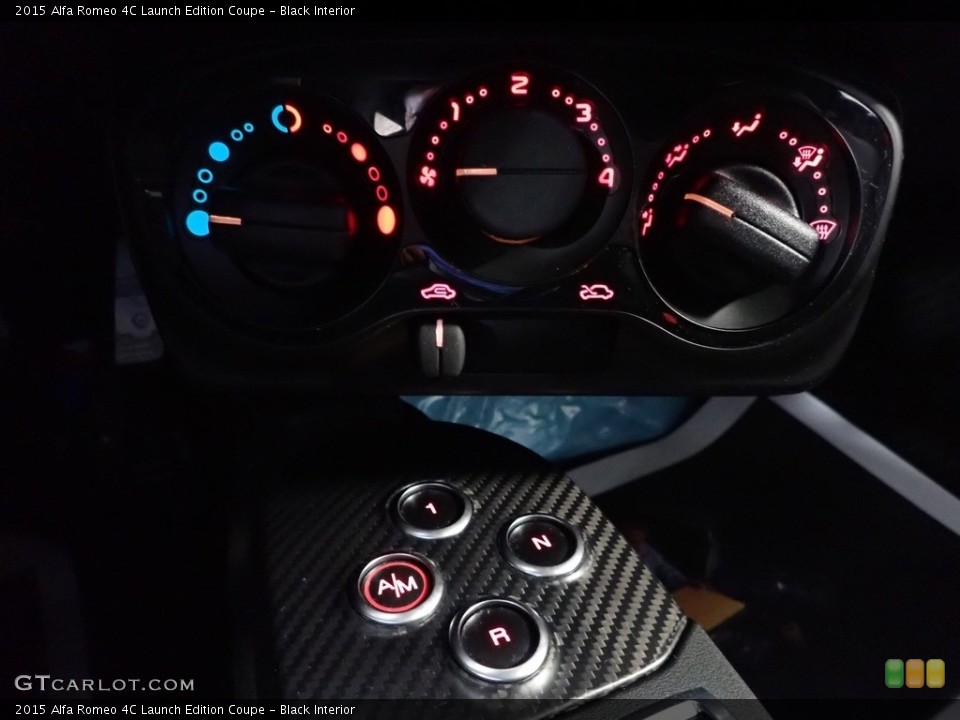 Black Interior Transmission for the 2015 Alfa Romeo 4C Launch Edition Coupe #142714223