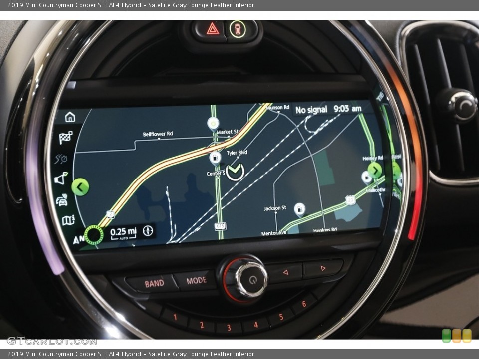 Satellite Gray Lounge Leather Interior Navigation for the 2019 Mini Countryman Cooper S E All4 Hybrid #142714358