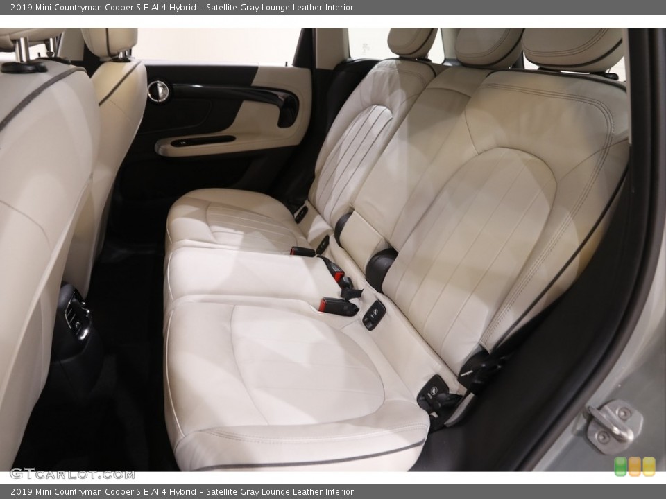 Satellite Gray Lounge Leather Interior Rear Seat for the 2019 Mini Countryman Cooper S E All4 Hybrid #142714442