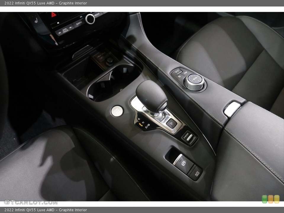 Graphite Interior Transmission for the 2022 Infiniti QX55 Luxe AWD #142716464