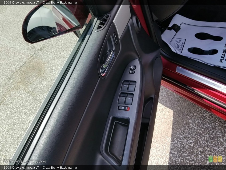 Gray/Ebony Black Interior Door Panel for the 2008 Chevrolet Impala LT #142717830