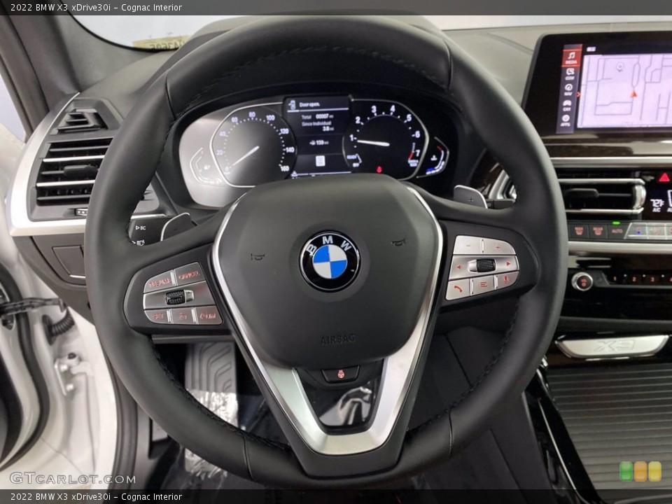 Cognac Interior Steering Wheel for the 2022 BMW X3 xDrive30i #142718049
