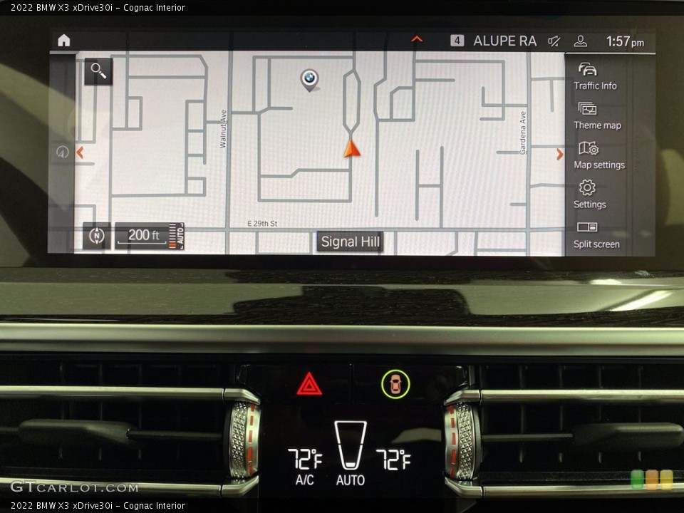 Cognac Interior Navigation for the 2022 BMW X3 xDrive30i #142718172