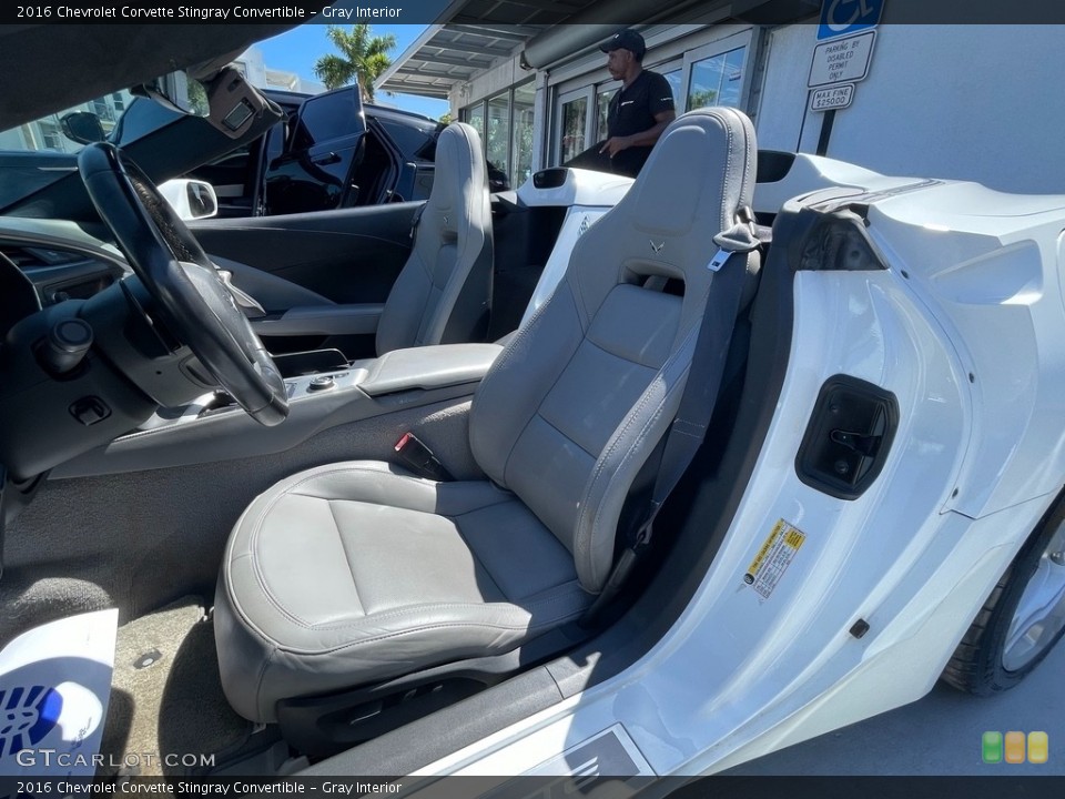 Gray 2016 Chevrolet Corvette Interiors