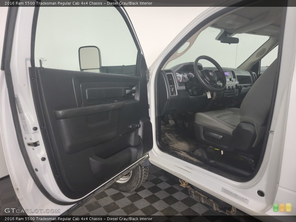 Diesel Gray/Black 2016 Ram 5500 Interiors