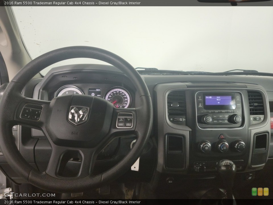 Diesel Gray/Black Interior Dashboard for the 2016 Ram 5500 Tradesman Regular Cab 4x4 Chassis #142718748