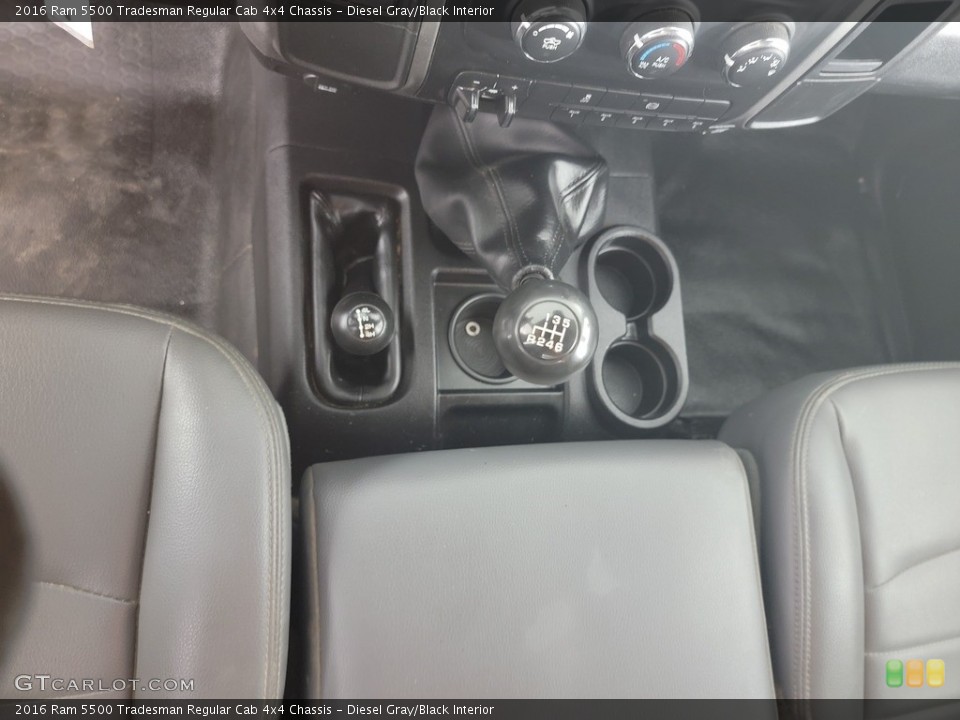 Diesel Gray/Black Interior Transmission for the 2016 Ram 5500 Tradesman Regular Cab 4x4 Chassis #142718832